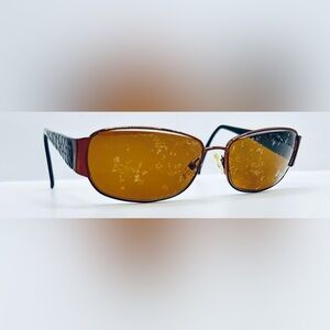 LM 6000 Brown Oval Sunglasses Frames Only